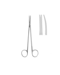 Ciseaux à dissection Metzenbaum courbes à pointes émoussées