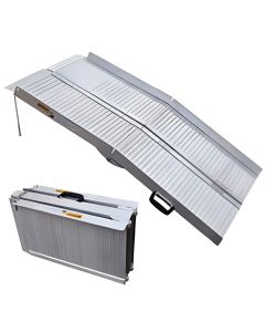 Rampe d'accès pliable en aluminium 122 x 74 cm
