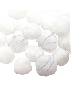 Boule de gaze stérile diamètre 40-50mm, 5 pièces/sachet