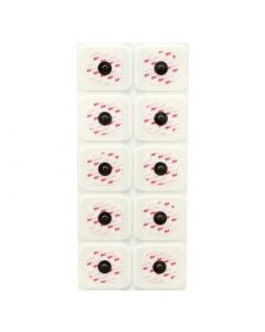 Electrode 3M Red Dot avec support en mousse et hydrogel adhésif conducteur (50)