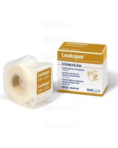 Sparadrap de fixation Leukopor avec distributeur