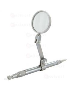 Aimant oculaire métallique avec loupe