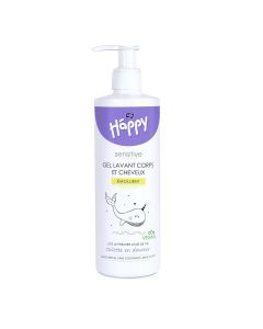 Gel lavant corps et cheveux pour bébé Bella Happy Sensitive émollient 400ml