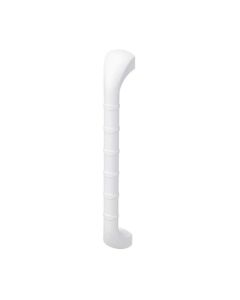 Barre d'appui droite blanche antidérapante 45cm
