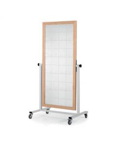 Miroir orthopédique quadrillé mobile avec articulation