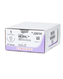 Fil de suture Coated Vicryl® avec aiguille triangulaire 3/8