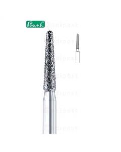 Fraise diamant - allumette ø2,3mm - bout arrondi grain moyen