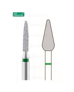 Fraise diamant - flamme ø 5mm - gros grain