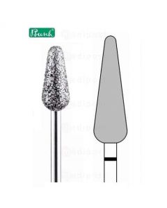 Fraise diamant - flamme long ø 6,5mm - grain super gros