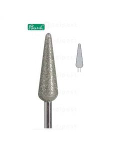 Fraise diamant - flamme longue ø 6mm - grain moyen