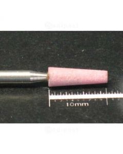 Fraise émeri - allumette longue ø3,3mm- corindon affiné rose