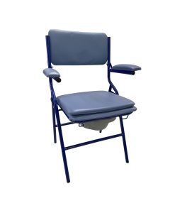 Chaise percée pliante bleue GR92