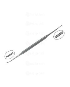 Lime de coin double fine inox 14cm Droite-Courbe