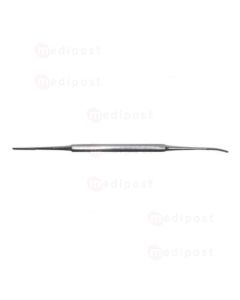 Lime de coin fine double inox 13cm droite - courbe