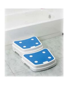 Marche empilable pour l'aide à entrer dans la baignoire