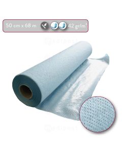 Draps d'examen 50 cm x 68 m 2 plis plastifié