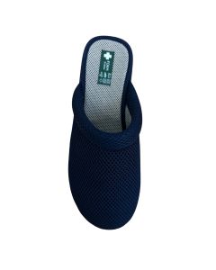 Pantoufles dames extra larges - Bleu
