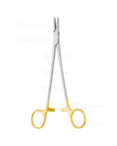 Porte aiguille de Halsey strié, mors en tungstène, 13cm