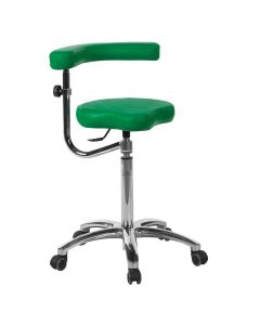 Tabouret bicyclette Ecopostural base aluminium avec accoudoir multifonction