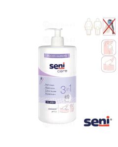 Seni Care crème lavante 3/1 - 3% urée, sans rinçage