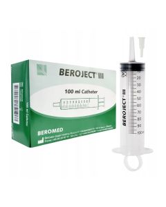 Seringue Beroject III 100ml catheter tip
