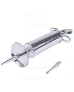 Seringue Janet inox avec coupole protection 100ml