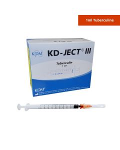 Seringue KD-JECT III Tuberculine 1ml avec aiguille