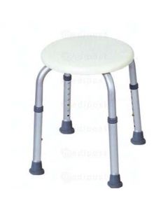 Tabouret de douche avec assise ronde