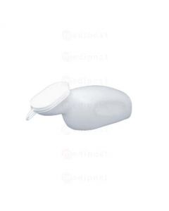 Urinal femme 1000 ml opaque avec couvercle