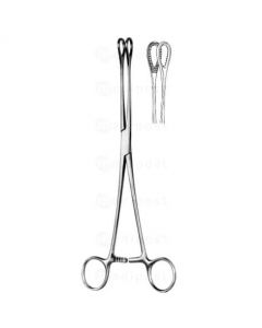 Foerster spons tang, recht met tandheugel