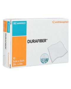 Compresse de fibre absorbante et gélifiante 5X5cm Durafiber