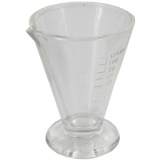 02250125 Mesure conique graduee en verre 125ml M01