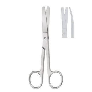 0810311 Ciseaux chirurgicaux courbes moussesmousses M01