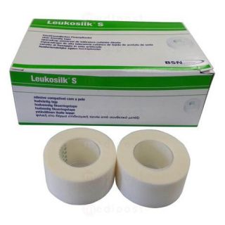4683300 Sparadrap de fixation en soie Leukosilk S M01