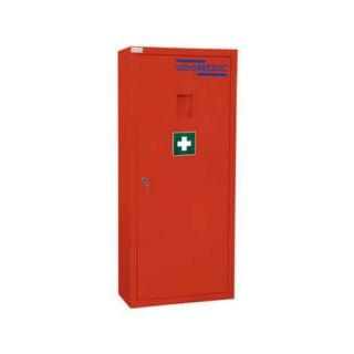 Armoire de rangement metallique pour civiere pliable en 4 M01
