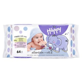 BB-062-W064-010 Lingettes Bella Happy Baby à l'allantoïne et vitamine E M01