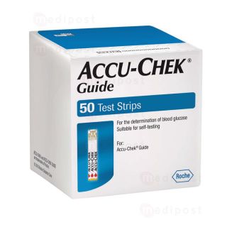 Bandelettes reactives Accu Chek Guide M01