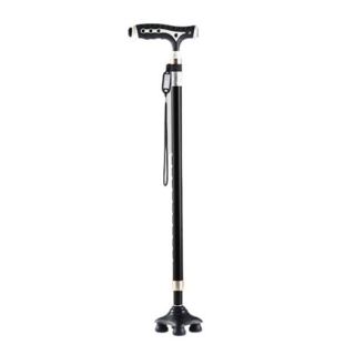 Canne de marche avec base non pliable avec lumiere M01