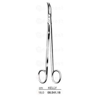 Ciseaux gynecologiques Kelly courbes18 cm M01