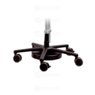 Colposcope Pietement 5 roulettes dont 2 avec frein M01