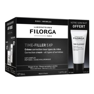 FILORGA DUO TIME FILLER 5XP CR 50ML+ CR NUIT 15ML M01