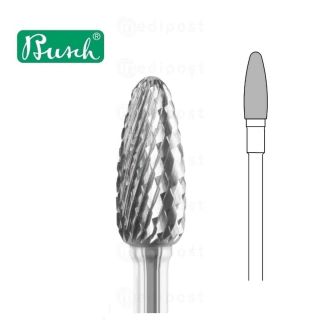 Fraise carbure ovale diametre4mm denture croisee moyenne M01