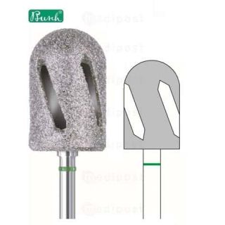 Fraise diamant Diatwister diametre7 5mm Gros grain M01