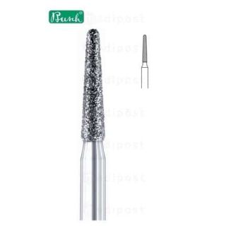 Fraise diamant allumette diametre 2 3mm bout arrondi grain moyen M01