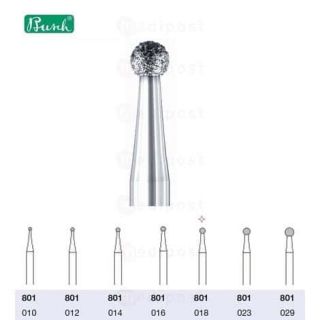 Fraise diamant boule diametre1 8mm grain moyen M01