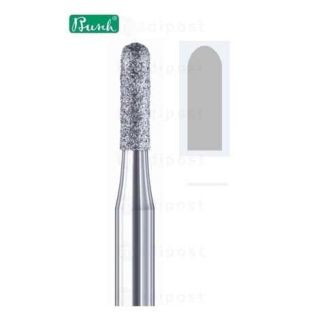 Fraise diamant cylindrique arrondi diametre2 7mm grain moyen M01