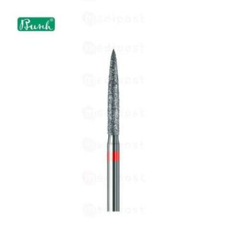 Fraise diamant flamme diametre1 2mm grain fin M01