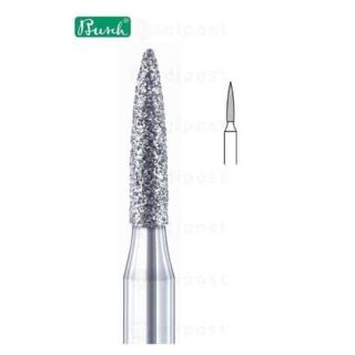 Fraise diamant flamme diametre1 4mm grain moyen M01