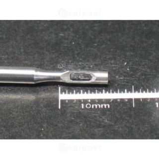 Fraise inox creuse diametre1 8mm denture cylindrique M01