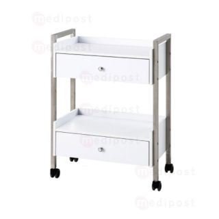 GUE658 Gueridon Medi2 2 tiroirs serie Mobipost M01